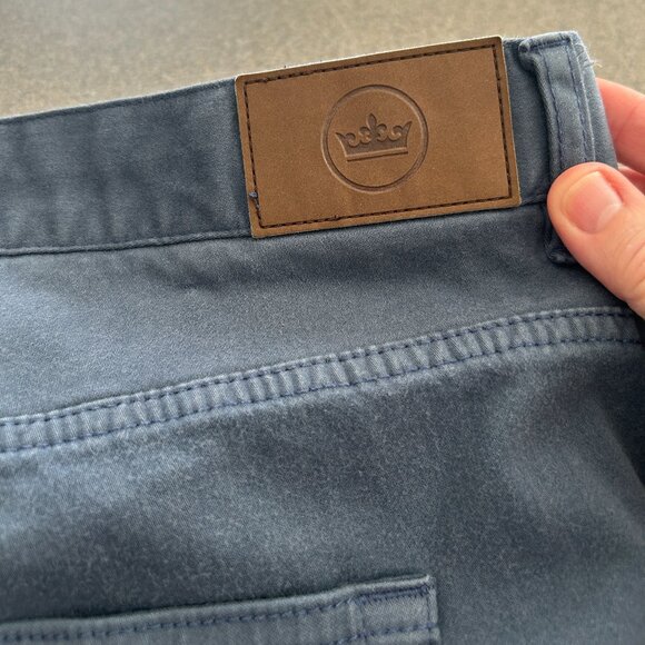 Peter Millar Men's Casual Pants - Blue Gray - Size 42 - Picture 8 of 12